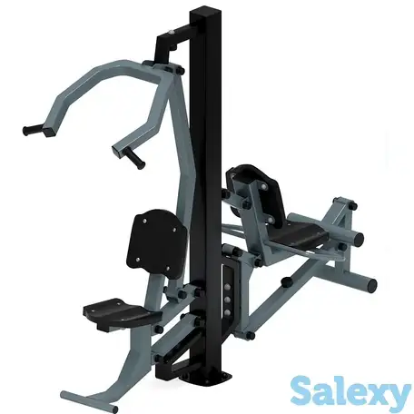 Тяга верхняя+флекс (серый) - уличный тренажер - ст 021-13, фотография 2