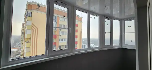Пластиковые окна, балконы под ключ, витражи, подоконники, откосы, фотография 4