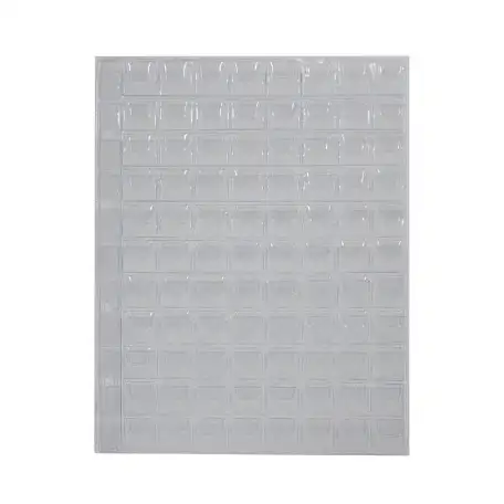 Лист для монет 200х250 мм., с клапанами, на 88 ячеек, 20х20 мм. 5 шт., фотография 1
