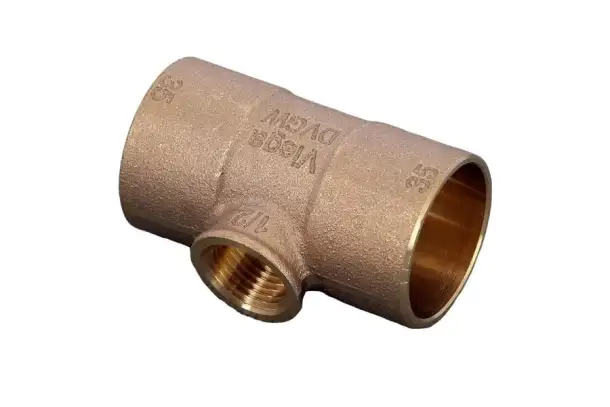 Тройник бронзовый Диаметр: 15; 20; 25... мм, фотография 1