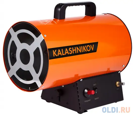 Тепловая пушка газовая калашников khg-10 10000 вт оранжевый, фотография 1