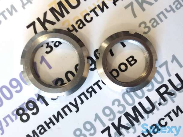 Гайка вала и червяка поворотного редуктора  М 40 КМУ, фотография 1