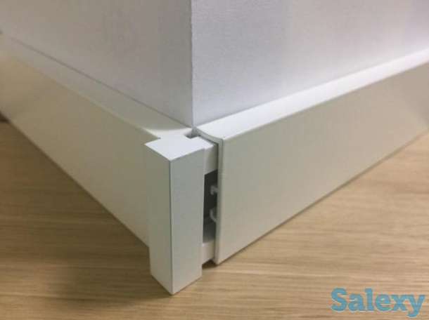 плинтус СВЕТОДИОДНЫЙ с подсветкой ЛЕД алюминиевый, фотография 5
