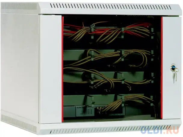 Шкаф телекоммуникационный настенный 9u цмо шрн-9.480 600x480mm, фотография 1