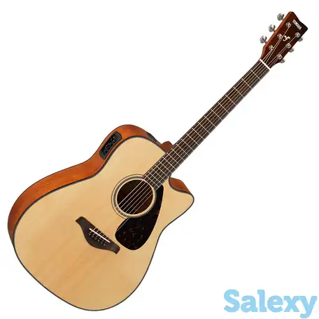Электроакустическая гитара yamaha fgx800c nt, фотография 1