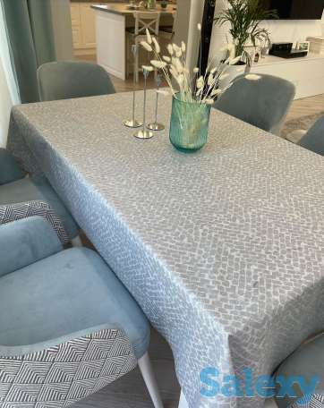 Шикарная испанская скатерть с тефлоновым покрытием Ширина 140 см, фотография 5