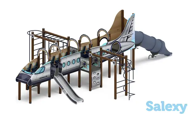 Аэроплан (техно) - дик 2.03.4.04-03 - игровой комплекс н=1200, фотография 1