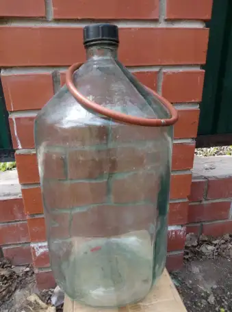 Бутыль стеклянный 20 л., фотография 1