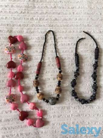 Африканские бусы из натуральных камней ручной работы!, фотография 1