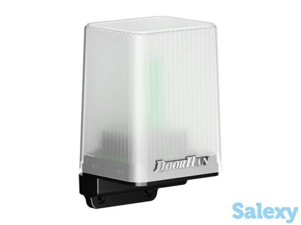 Секционные Гаражные ворота с фотоэлементами и сигнальной лампой, фотография 3