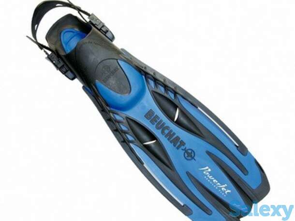 Ласты для дайвинга beuchat power jet синие, фотография 1