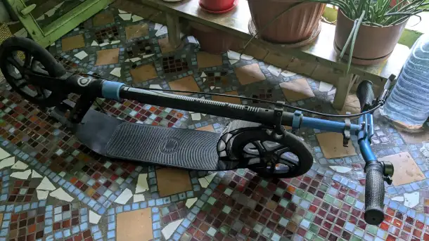 Продам самокат, складной,механический., фотография 1