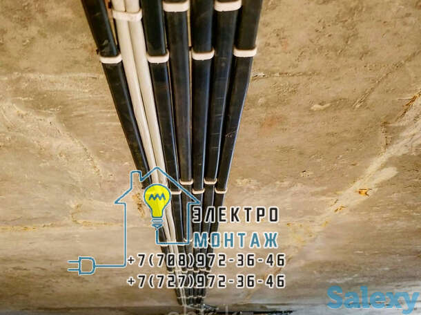 Установка электрического дверного звонка с кнопкой в алматы, фотография 1