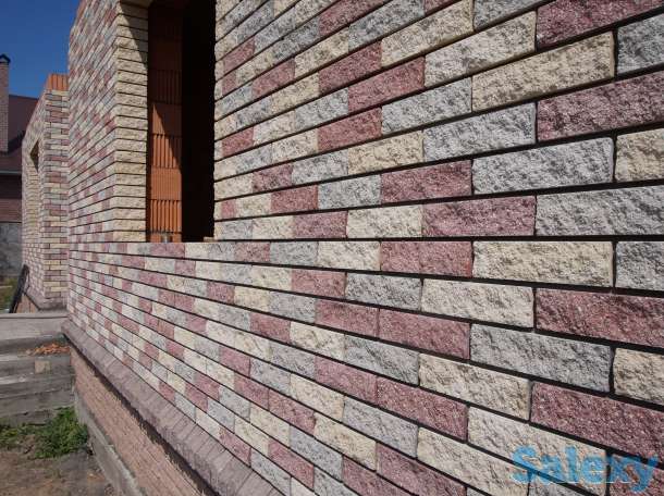 Гиперпрессованный кирпич (Колотый камень), фотография 10