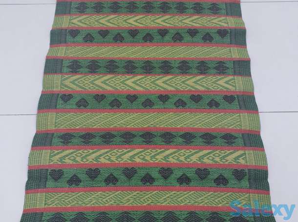 Циновка коврик для дома, ковровая дорожка маленькие зеленая 91х180, фотография 6
