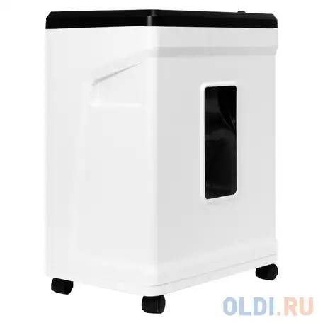 Шредер гелеос ум26-4, (din p-4), фрагмент 3,9х35мм, 14-17 лист (70г/м2), cd/пл.карты/скрепки/скобы,, фотография 1