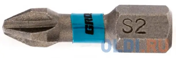 Набор бит торсионных pz2x25 мм, для ударных шуруповертов, 10 шт.// gross, фотография 1