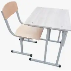 Регулируемые школьные столы и парты  растут вместе с ребенком! Эргономичный дизайн, прочная металлическая рама, легкая, фотография 3