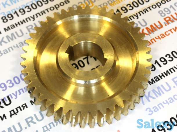 Бронзовая шестерня поворотного редуктора Unic 500  на 44 зуба, фотография 1