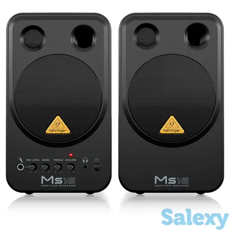 Активные студийные мониторы behringer ms16 (пара), фотография 1