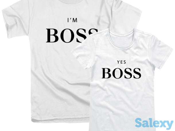 Футболки парные. Печать на парных футболках любых принтов., фотография 1