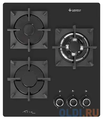Варочная панель газовая gefest пвг 2100-01 k33 черный, фотография 1