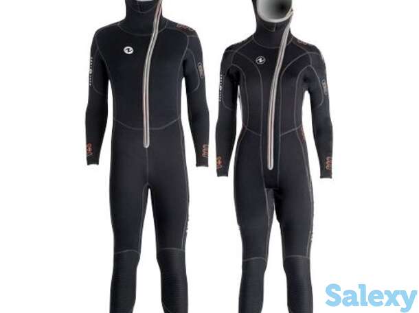 Гидрокостюм для дайвинга aqualung dive жен. моно со шлемом 6 мм, фотография 1