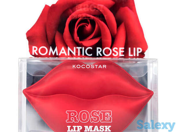 Патчи для губ kocostar lip mask rose - revitalizing & luscious, фотография 1