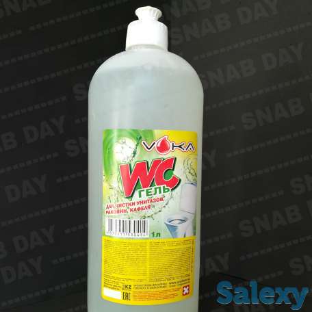 Дезинфицирующее средство для сантехники WG gel ( лимон/хлор), фотография 1