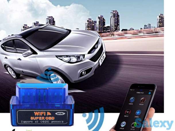 Диагностический инструмент для авто Mini ELM327 WiFi OBD2 v1.5., фотография 1