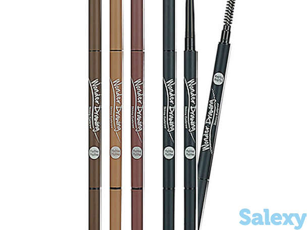 Карандаш для бровей holika holika wonder drawing skinny eyebrow, цвет #4 red brown | красно-коричневый, фотография 1