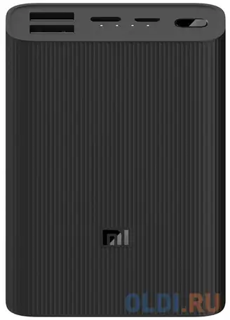 Мобильный аккумулятор xiaomi mi power bank 3 ultra compact li-pol 10000mah, фотография 1