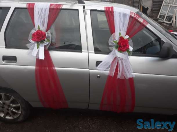 Свадебное оформление машин, фотография 6