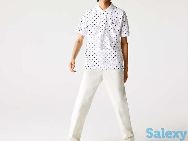 Мужская рубашка поло lacoste classic fit из хлопка, фотография 1