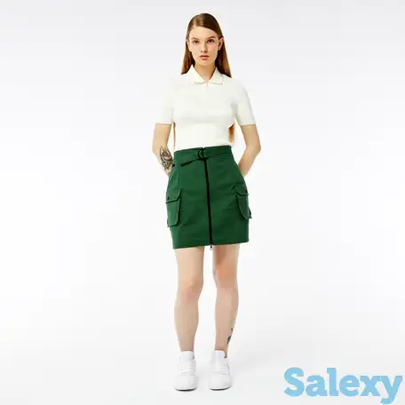 Юбка lacoste slim fit на молнии с поясом, фотография 1