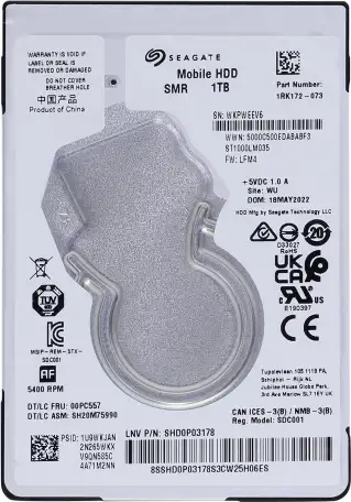 Жесткий диск 2.5 Seagate Mobile HDD 1 Тб, фотография 1