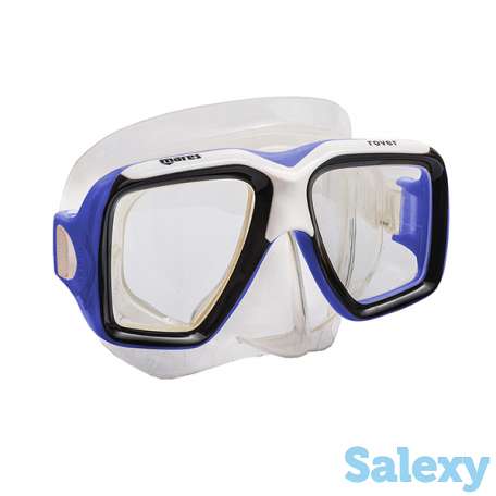 Маска для плавания mares rover, для взрослых - ц.об.прозрачный, ц.р.сине-белый, фотография 2