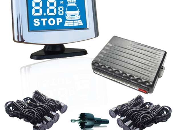 Парктроник PS-528 (8 датчика, цветной LCD-Дисплей), фотография 1