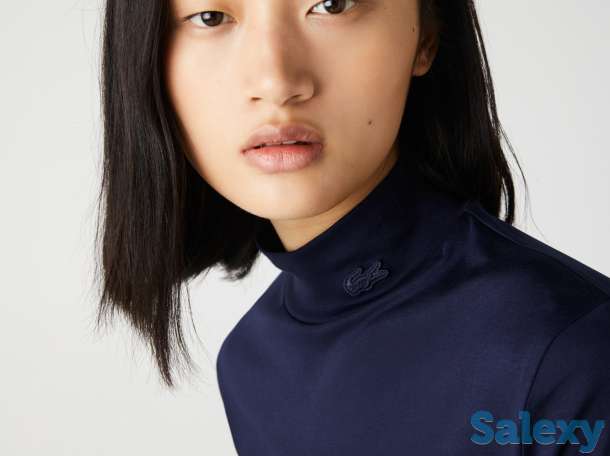 Женская хлопковая водолазка lacoste, фотография 3