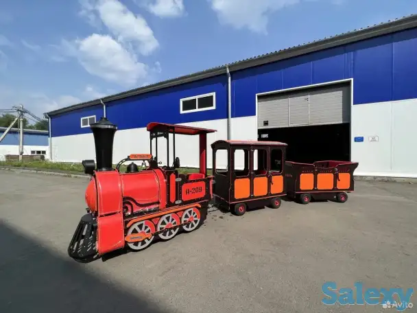 Аттракцион детский паровозик для парка или ТЦ, фотография 2