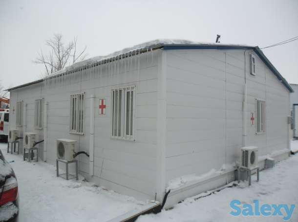 модульные быстровозводимые помещения для жилья, прорабская, под офис, столовая, донерная, киоск для фасфута, медпункт, фотография 6