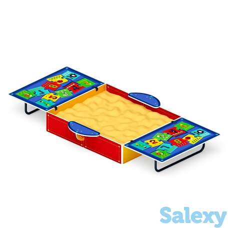 Песочница с крышкой арифметика (средняя) ио 5.01.11-07, фотография 1