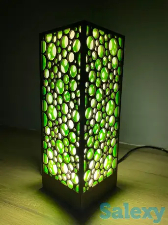 Зелёный Интерьерный лампа-ночник, фотография 4