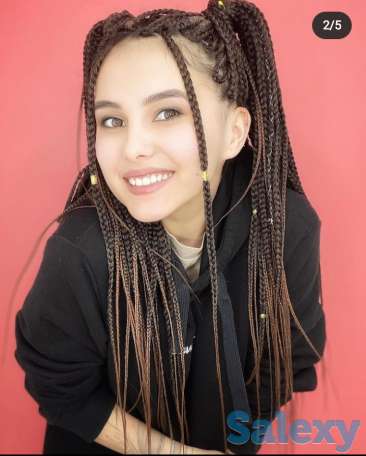 Афрокосы, де дреды, зизи,же косы, фотография 1