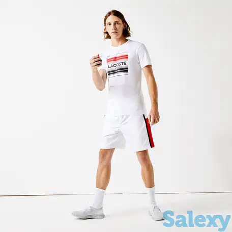 Мужская футболка lacoste sport из органического хлопка, фотография 1