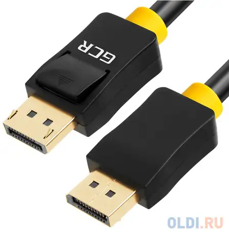 Greenconnect кабель 5.0m displayport v1.2, 20m/20m, черный, 28/28 awg, фотография 1