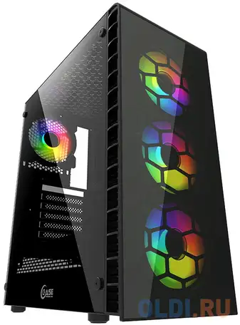Корпус powercase mistral g4с argb, tempered glass, 4x 120mm argb fan,, фотография 1