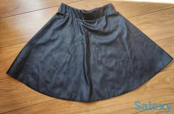 Юбка козжам черная, фотография 1