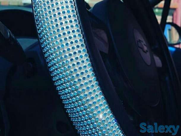 Чехол на руль в стразах, фотография 1