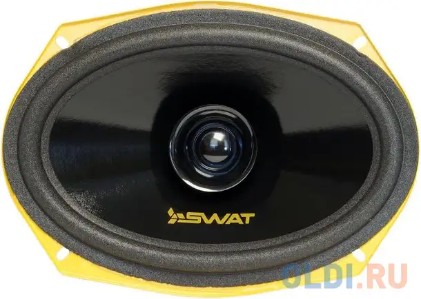 Колонки автомобильные swat sp-h69 280вт 90дб 4ом 15x23см (6x9дюйм) (ком.:2кол.) широкополосные, фотография 1